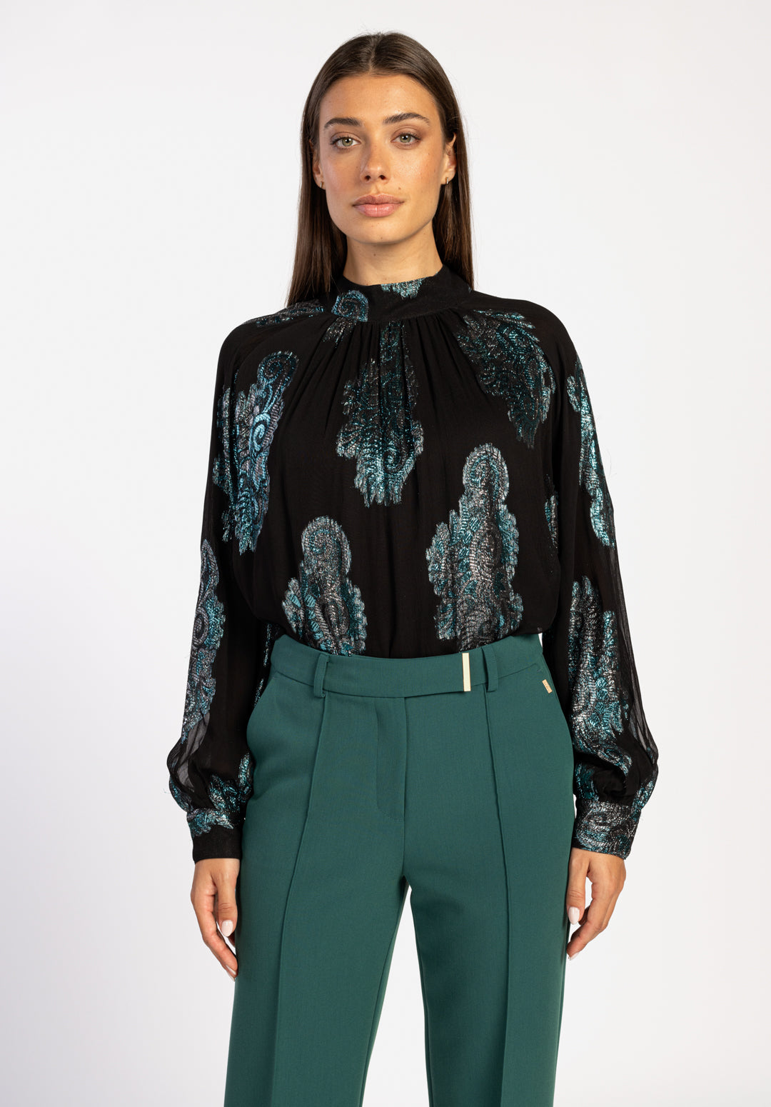 Clara Blouse Sea Green