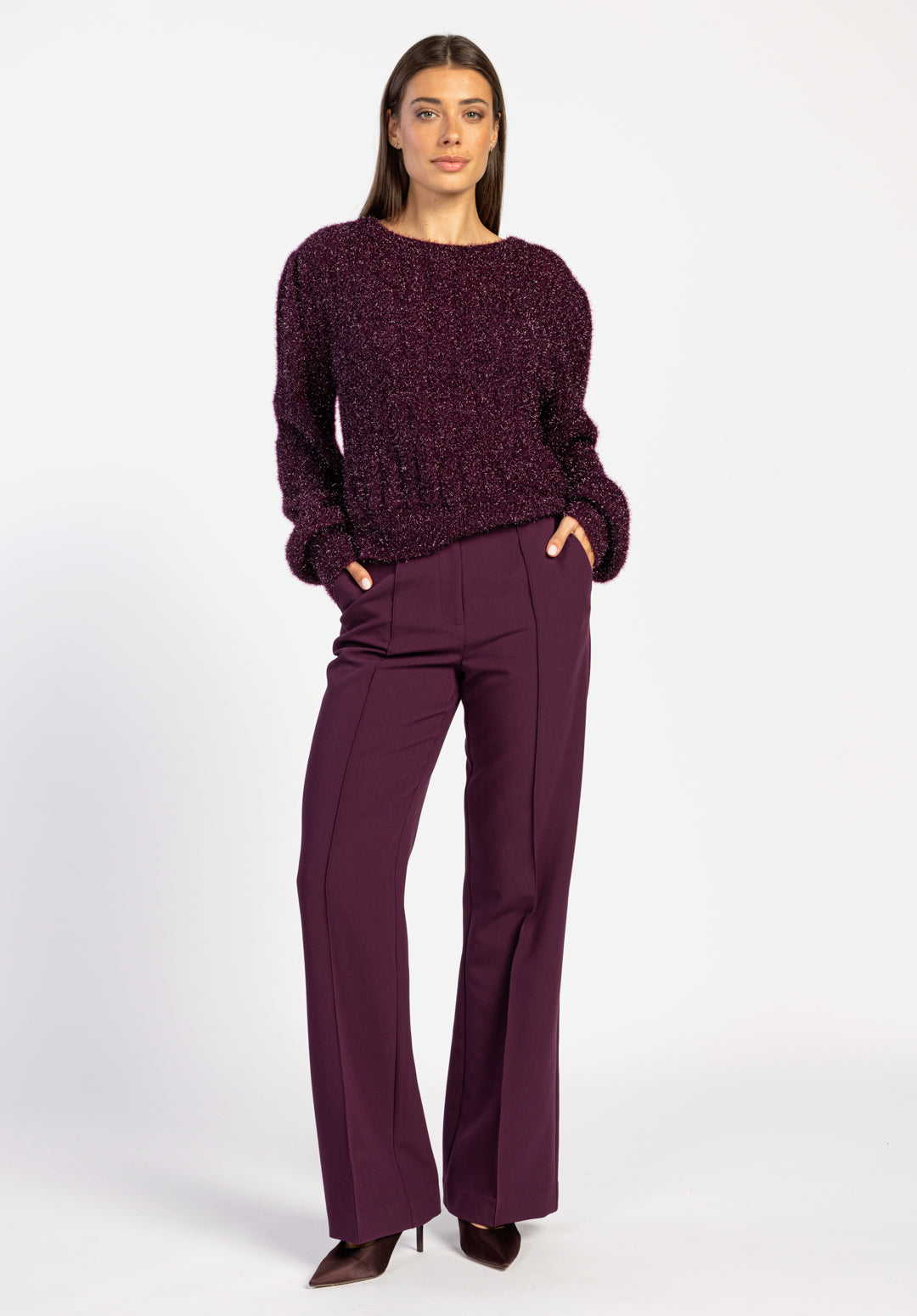 Chantalle Pants Burgundy