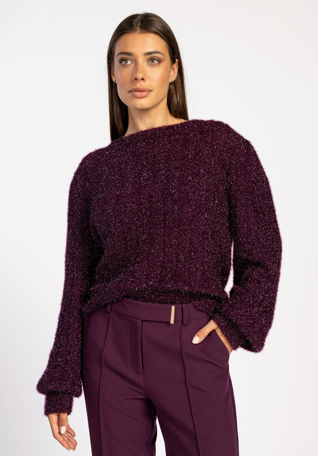 Femme Sweater Burgundy