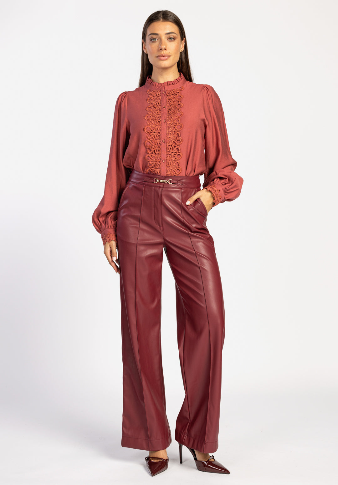 Sonja Pants Bordeaux